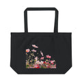Floral Meadow Large Eco Tote – Pink Wildflower Garden Canvas Bag