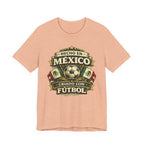 Mexico Soccer T‑Shirt — "Hecho en México, Criado con Fútbol" Vintage Football Tee