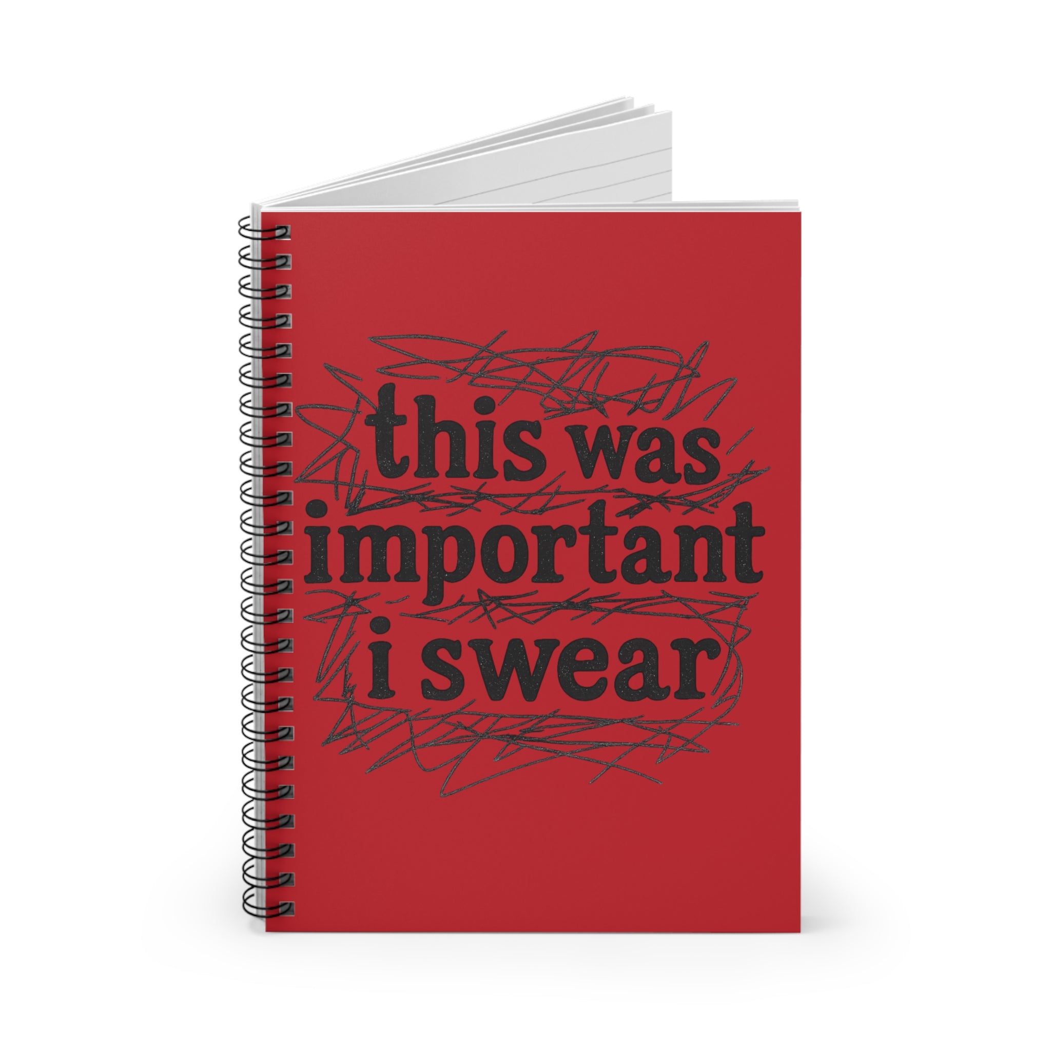 This was important  I swear ADHD Notebook