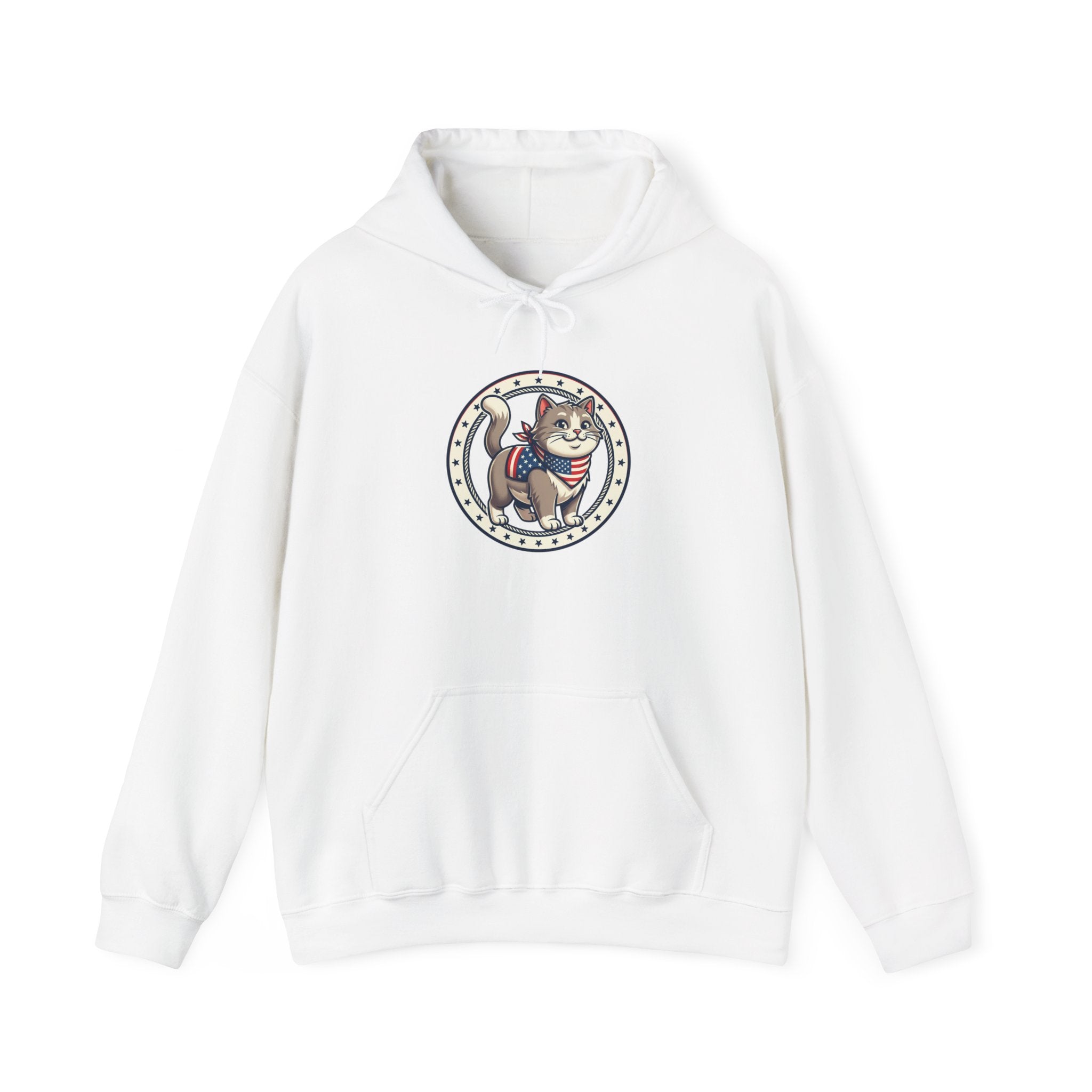 Patriotic Cat Hoodie