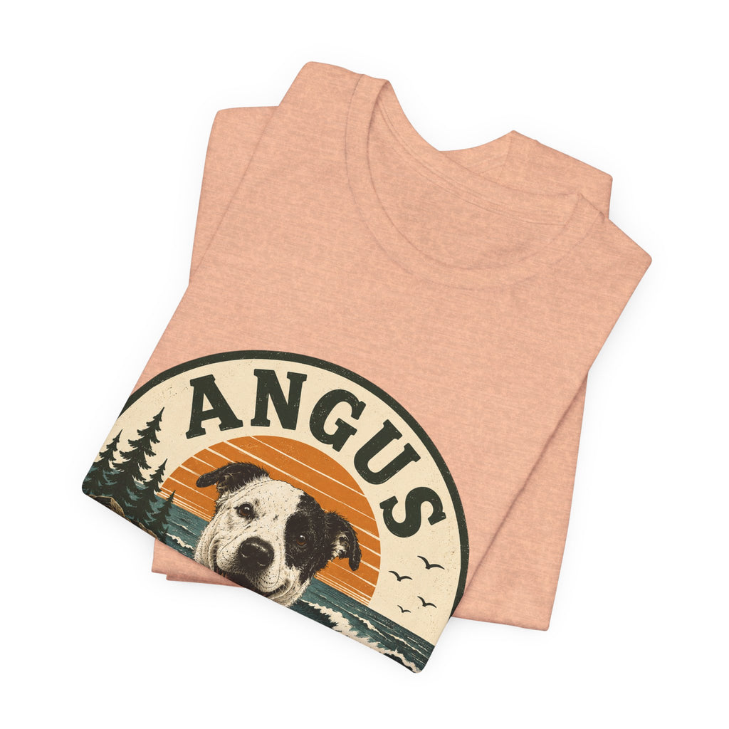 Angus Dog Photo Collage T-Shirt