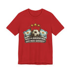 Argentina Soccer T-Shirt — "Nací en Argentina, ¿Qué más querés?" Vintage Football Tee