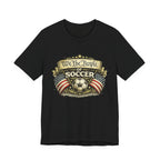 We The People of Soccer T-Shirt — American Flag Vintage Soccer Tee