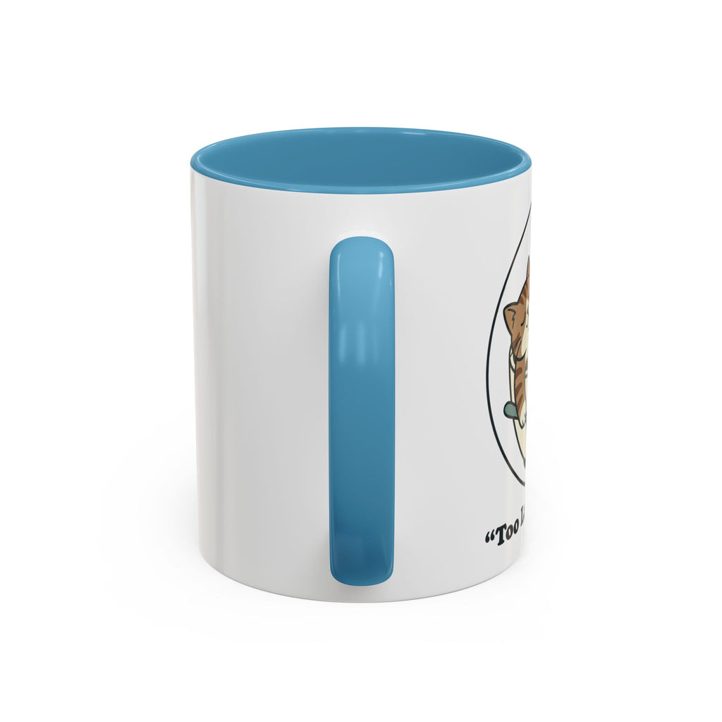 Latte Cat Coffee Mug – "Don't Wake Me, I'll Move" Cute Cat Latte Art Ceramic Accent Mug