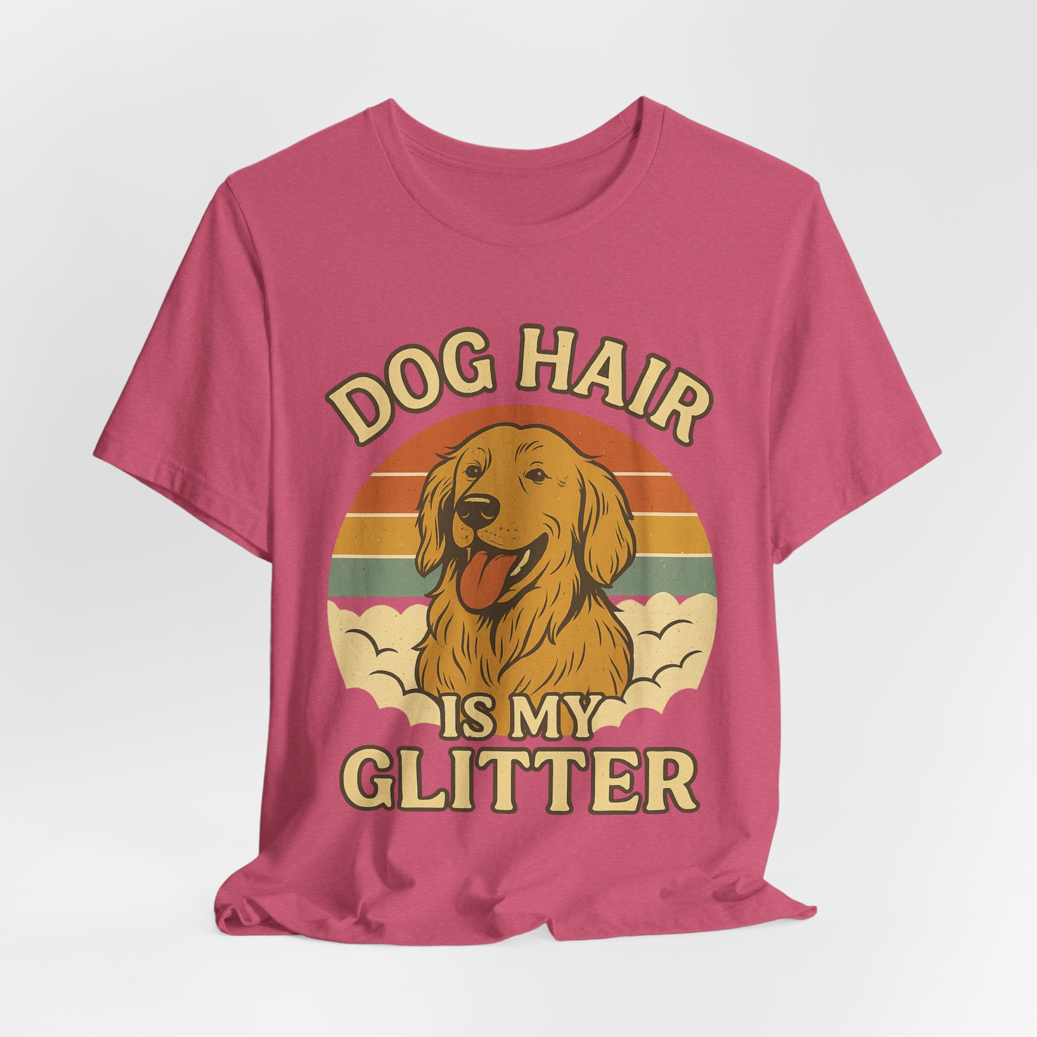 "Dog Hair Is My Glitter" – Golden Shedding Tee