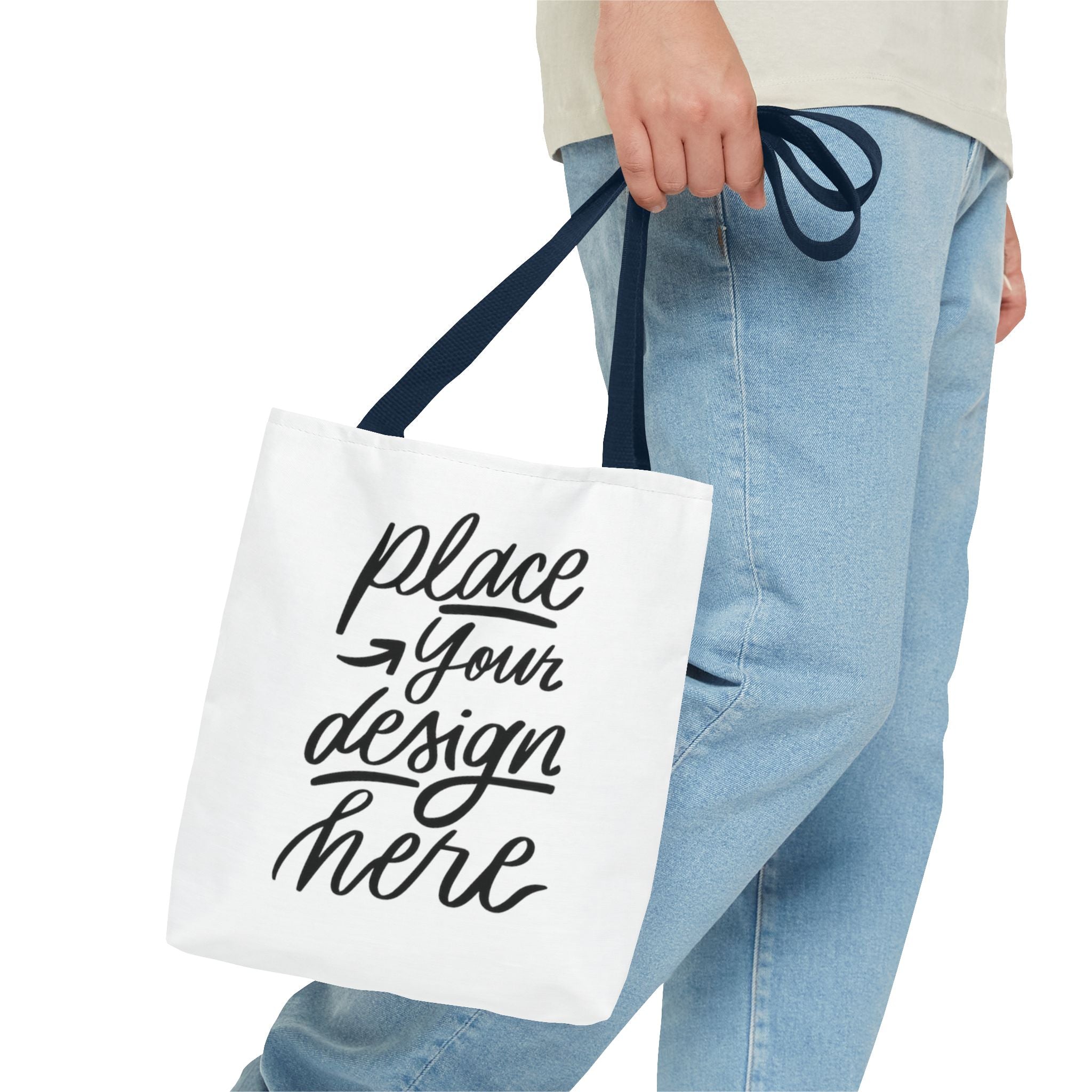 Custom Printed Tote Bag — Personalized All-Over-Print Canvas Shopper