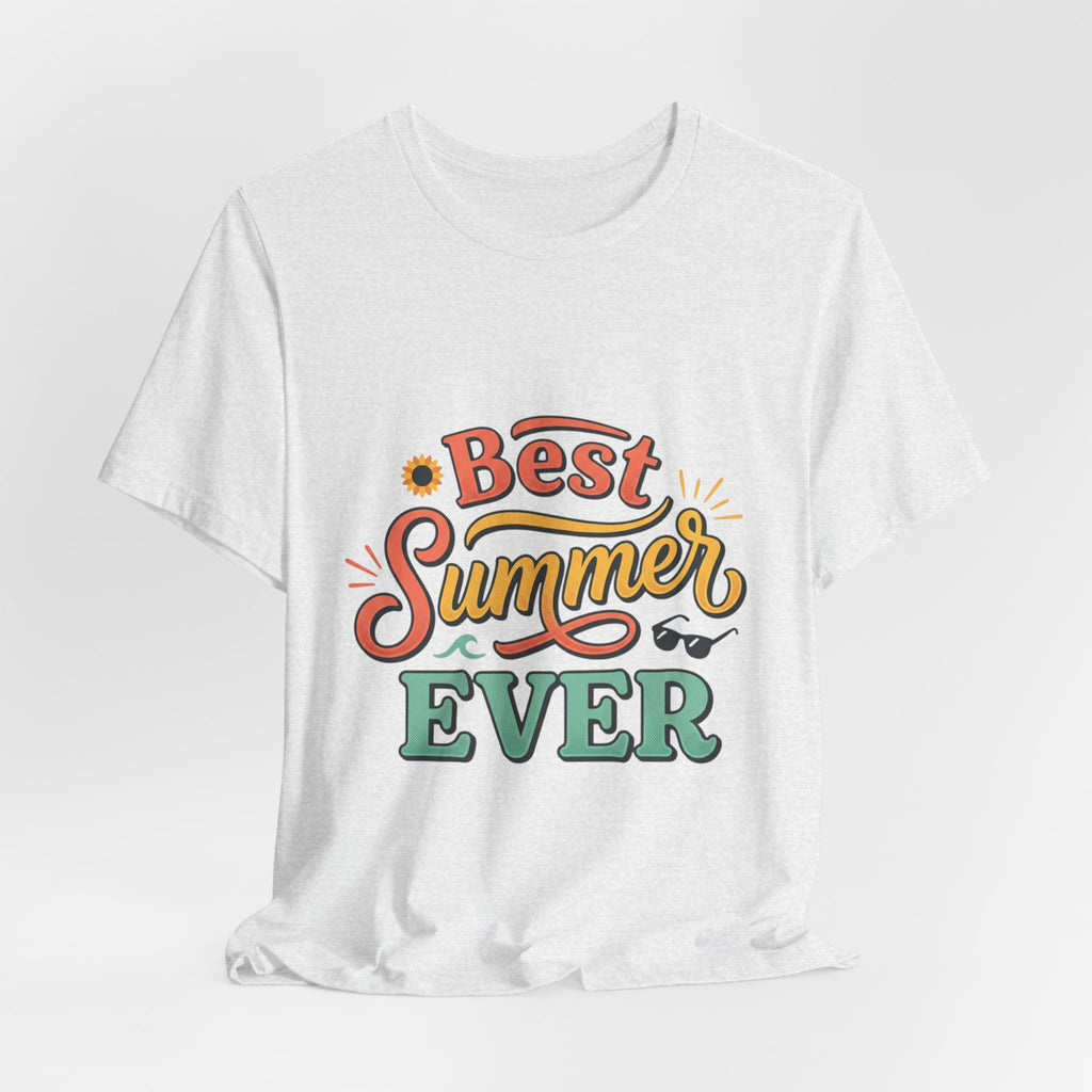 Best Summer Ever T-Shirt — Retro Colorful Vacation Tee