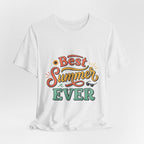 Best Summer Ever T-Shirt — Retro Colorful Vacation Tee