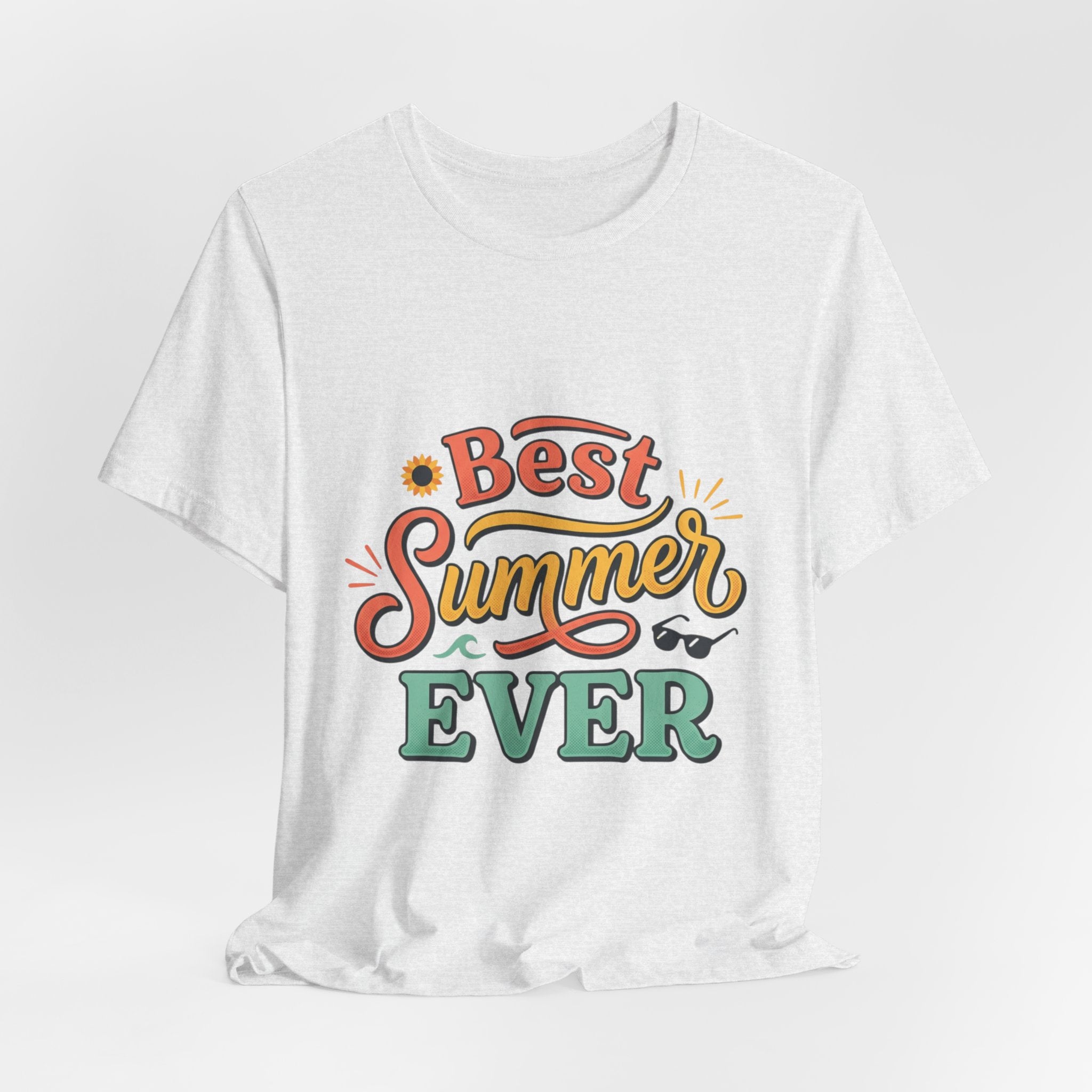 Best Summer Ever T-Shirt — Retro Colorful Vacation Tee