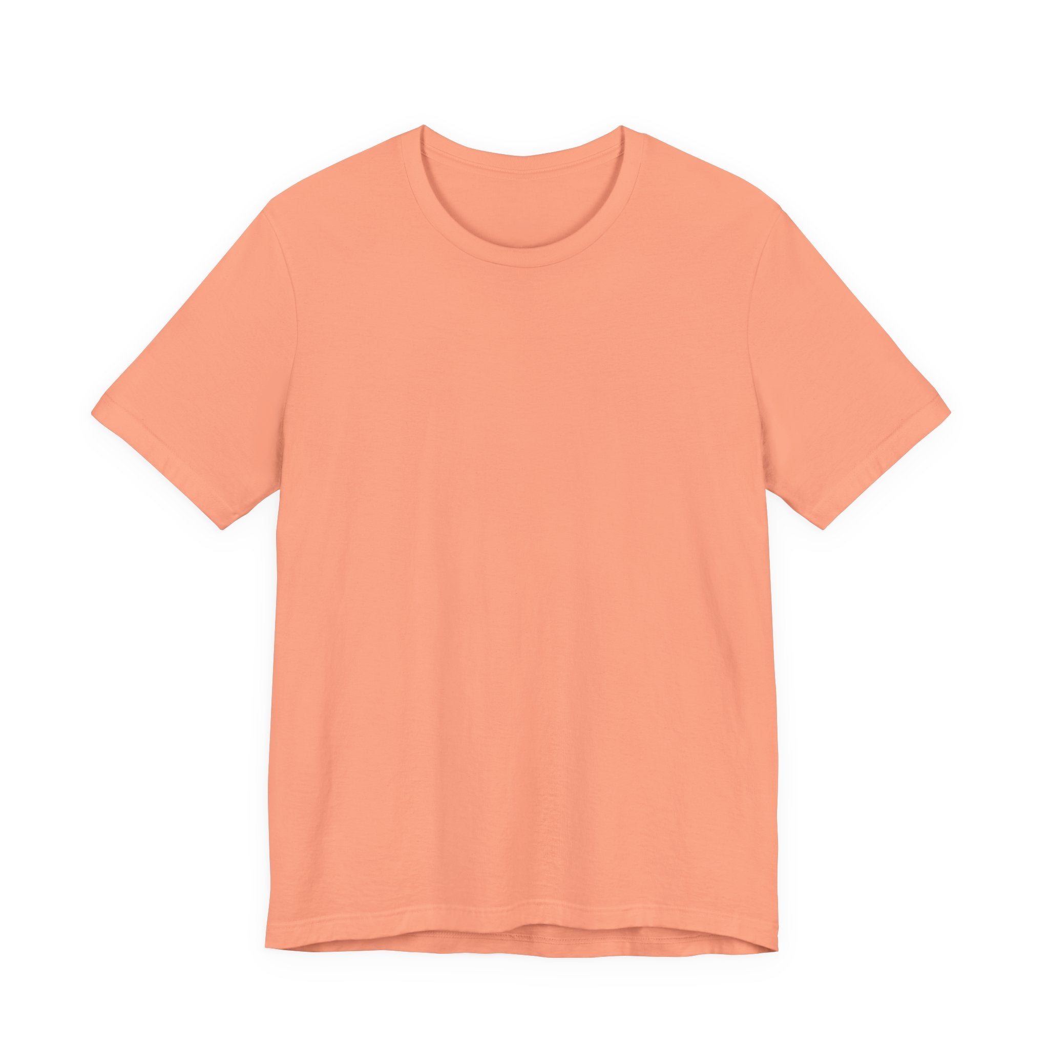 Nature Sunset Mountain Back Design T-Shirt — Scenic River & Pine Forest Graphic Tee