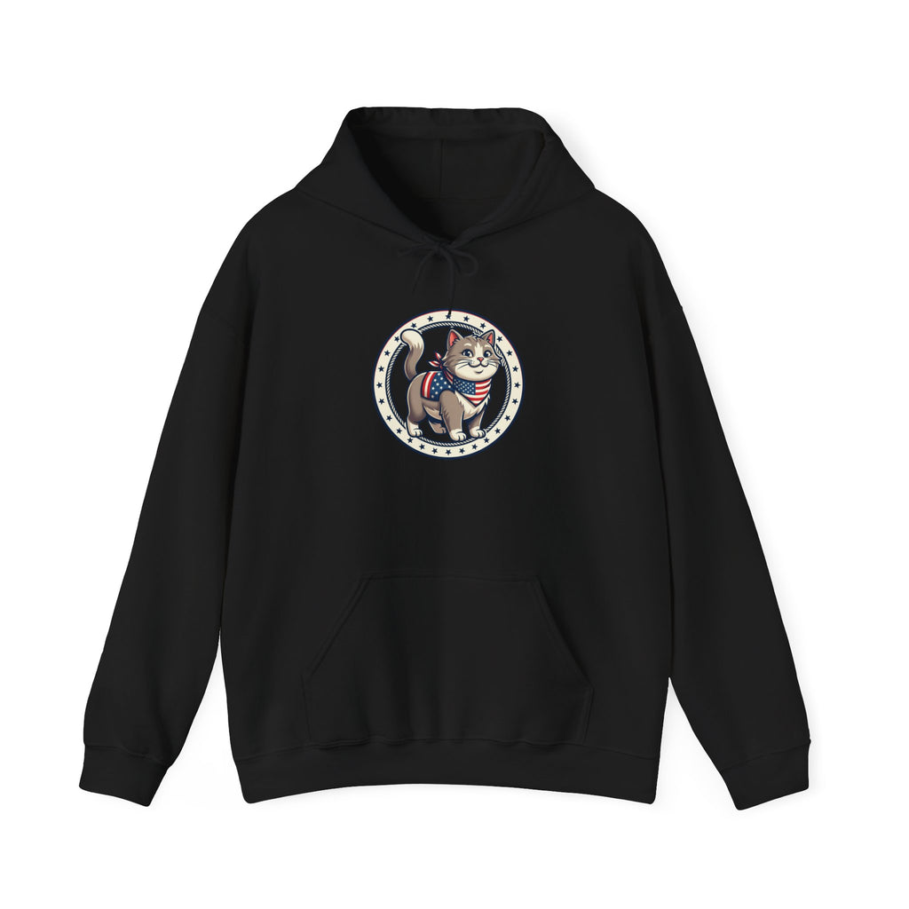 Patriotic Cat Hoodie