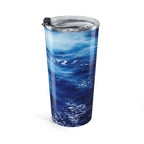 20oz Ocean Wave Tumbler – Blue Sea Insulated Travel Cup