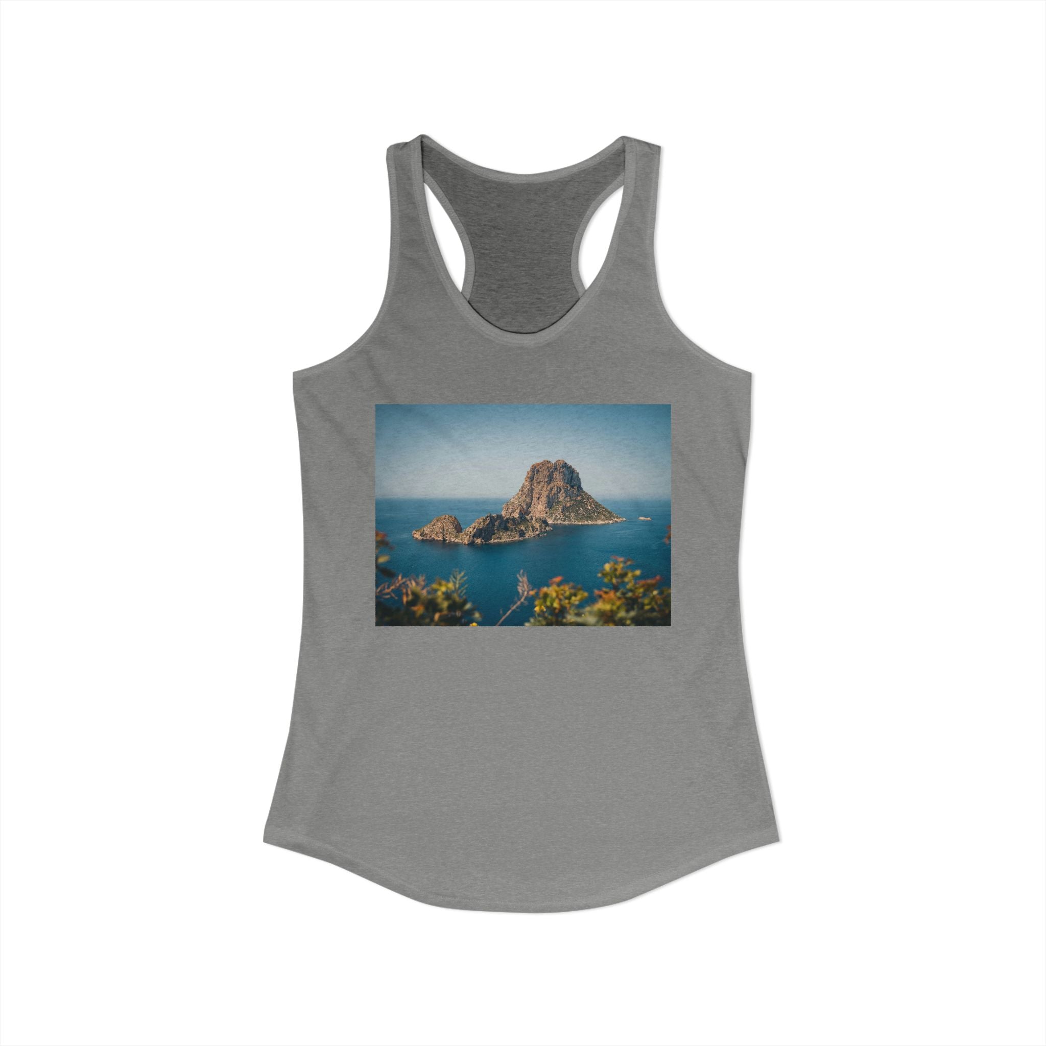 Women's Racerback Tank - Es Vedrà, Spain View