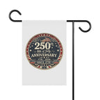 4th of July 250th Anniversary Garden Flag – Patriotic USA House Banner (1776–2026)