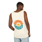 Summer Vibes Unisex Tank Top - Retro Sun Graphic