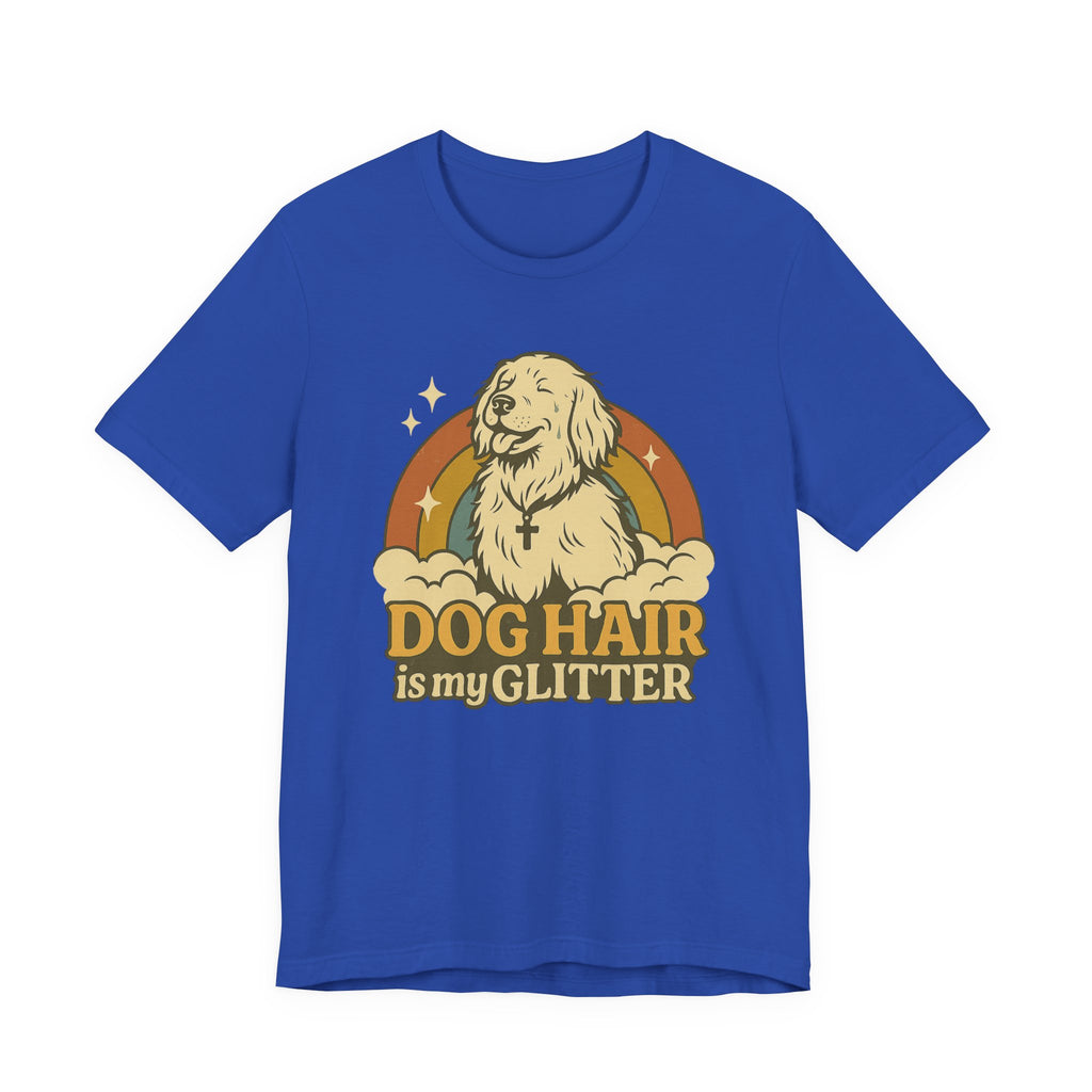 "Dog Hair Is My Glitter" – Retro Golden Vibes Edition