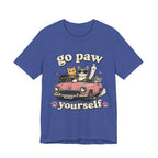 Go Paw Yourself Cat Tee – Cute Retro Cats in Convertible T‑Shirt