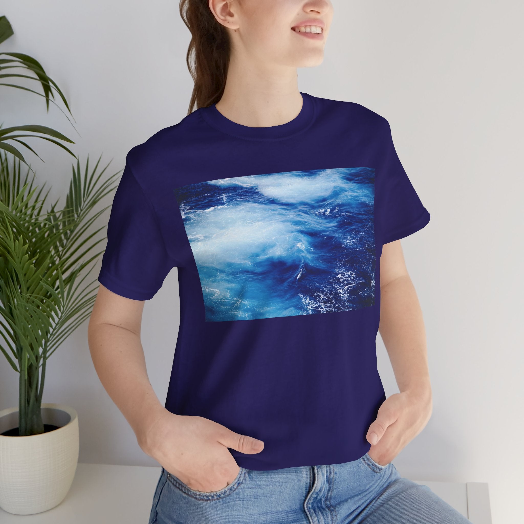 Ocean Waves  Tee — Blue Water Photography T-Shirt