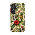 Tropical chihuahua Phone Case — Floral Pineapple Protective Tough Case