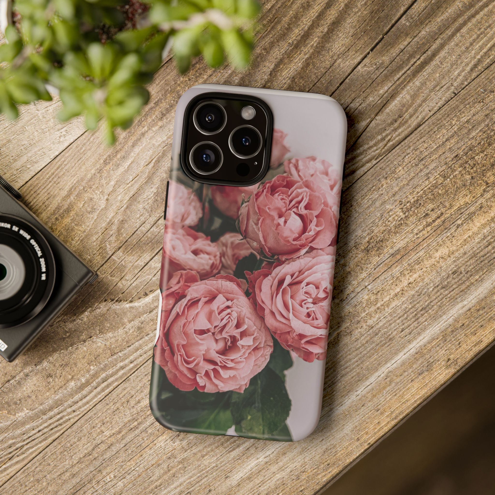 Tough Case — Pink Peonies Floral Phone Case