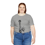 Statue of Liberty Graphic Tee — Black & White NYC Landmark T-Shirt