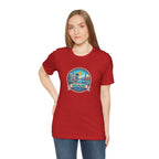 Miami Beach Vintage Logo Tee — Miami Skyline Sunset T‑Shirt