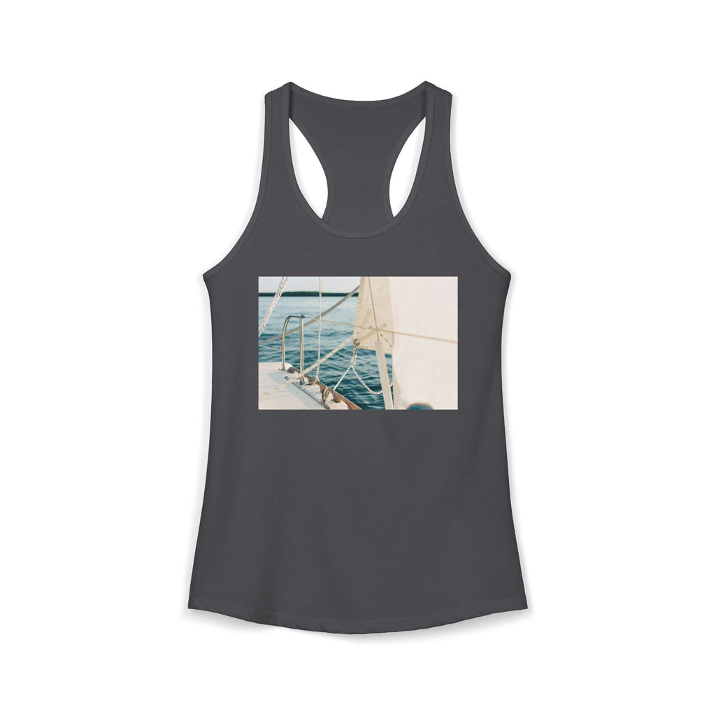 Women's Ideal Racerback Tank - Summer Boat Ocean Live