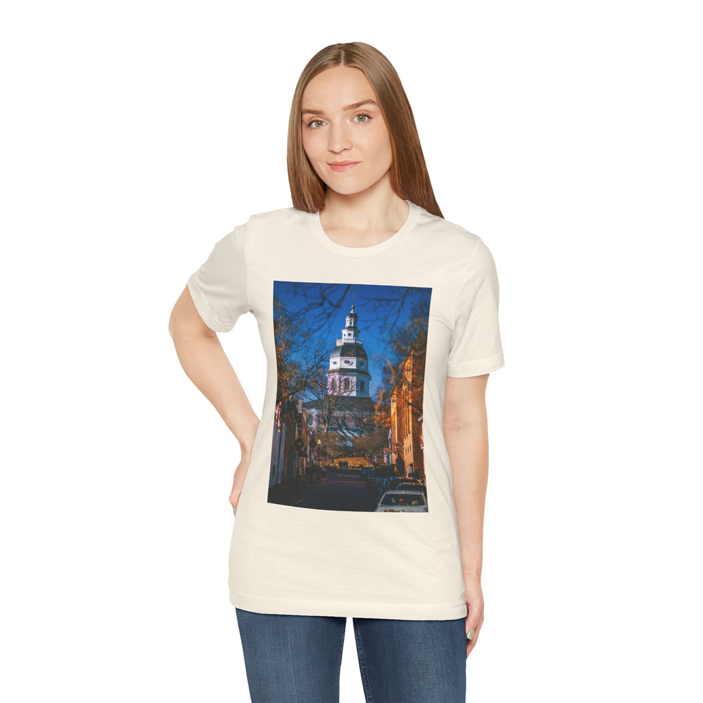 Maryland State House Street Photo Tee