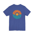 Summer Vibes Tee — Retro Sun Graphic Back Print