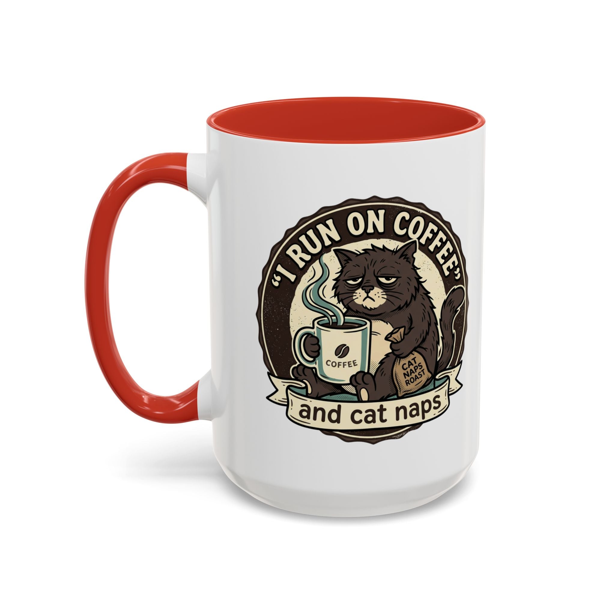 Coffee Lovers Mug — Rustic 'Coffee & Hops' Accent Ceramic Mug (11/15oz)