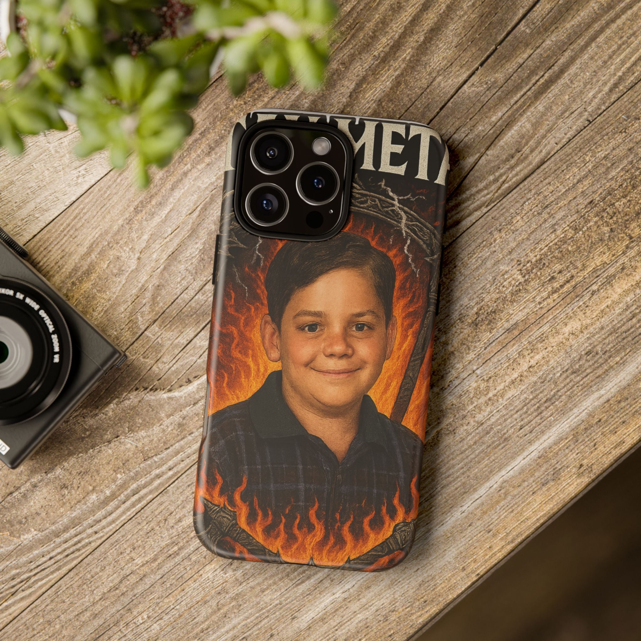 Metalhead Phone Case, Tough Cases for Music Lovers, Personalize with Unique Art, Gift for Metal Fans, Rock Lover's Accessory