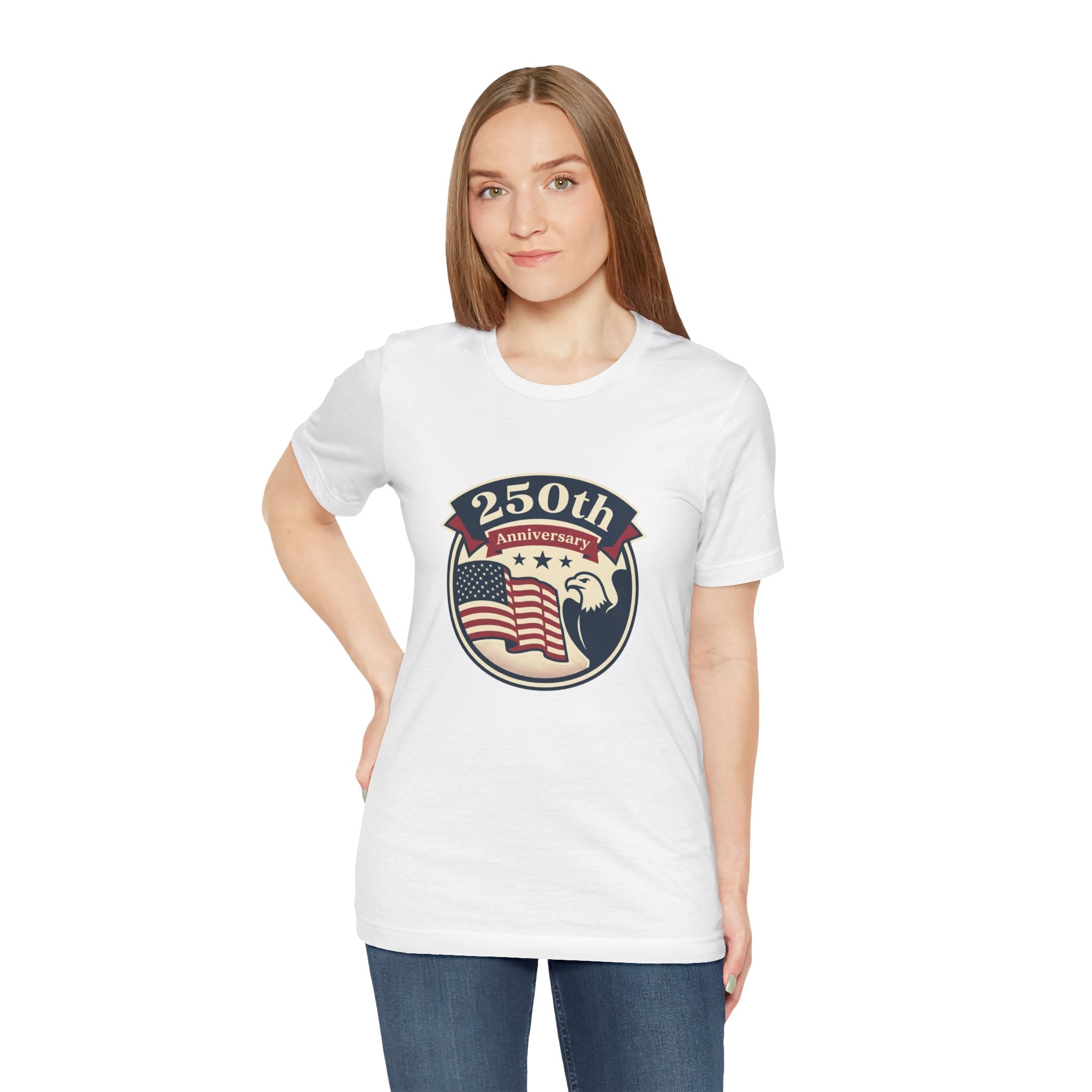 250th Anniversary Eagle & American Flag T-Shirt