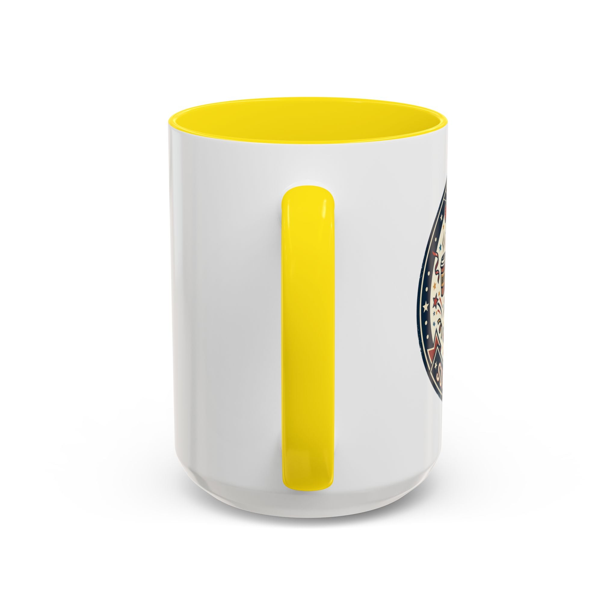 Space Camper Patch Coffee Mug — Retro Astronaut Camper 11/15oz Accent Mug