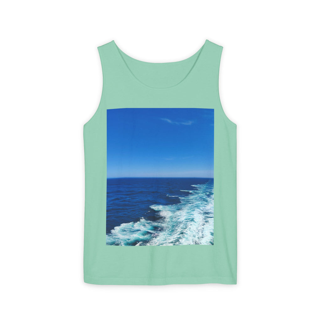 Ocean View Photo Tank Top — Coastal Beach Vibes Summer Tee