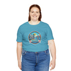 Miami Beach Vintage Logo Tee — Miami Skyline Sunset T‑Shirt