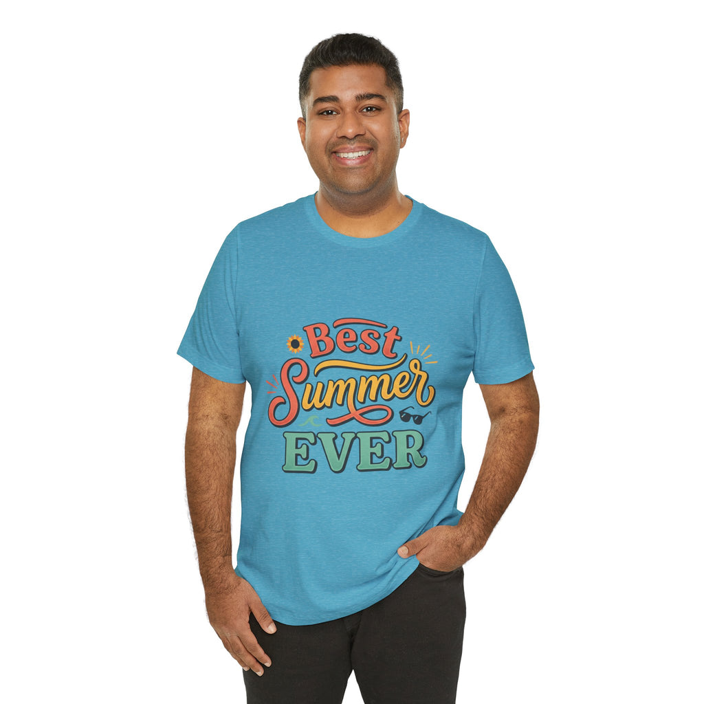 Best Summer Ever T-Shirt — Retro Colorful Vacation Tee