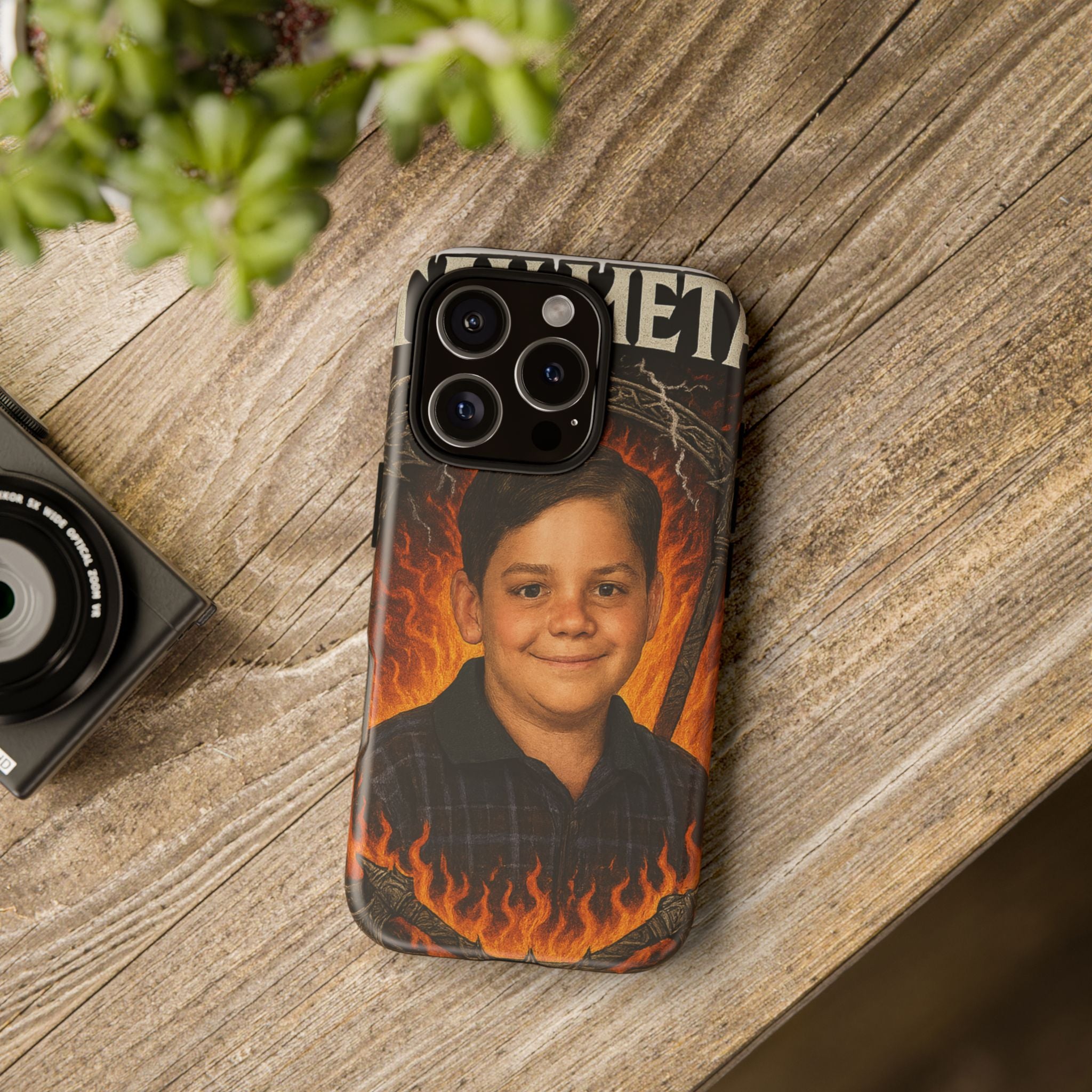 Metalhead Phone Case, Tough Cases for Music Lovers, Personalize with Unique Art, Gift for Metal Fans, Rock Lover's Accessory