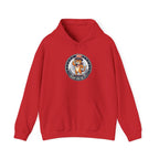 Patriotic Cat Hoodie — "Ready for the Stars" Graphic Pullover