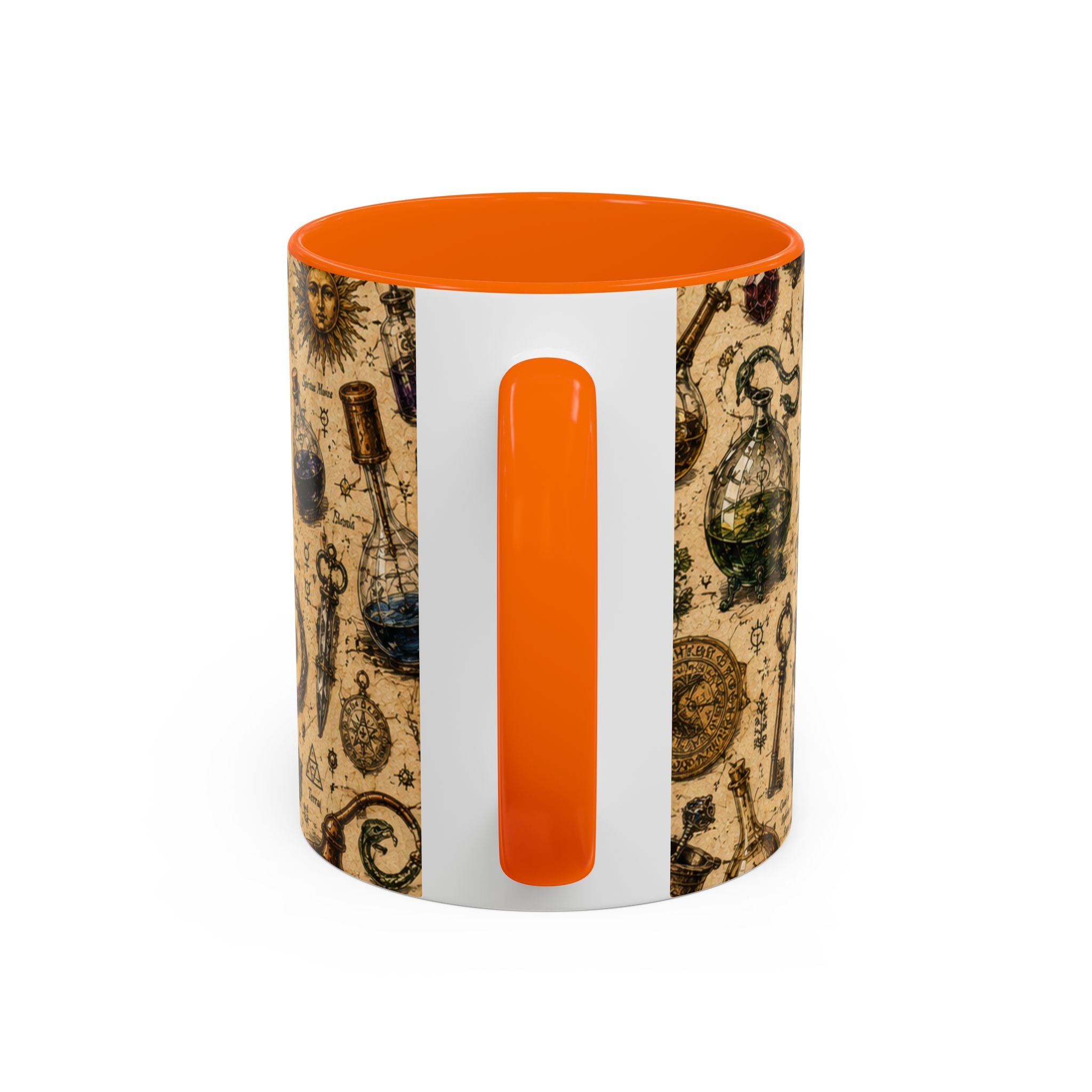 The Alchemist's Cabinet Coffee Mug — Vintage Apothecary Accent Mug (11/15 oz)