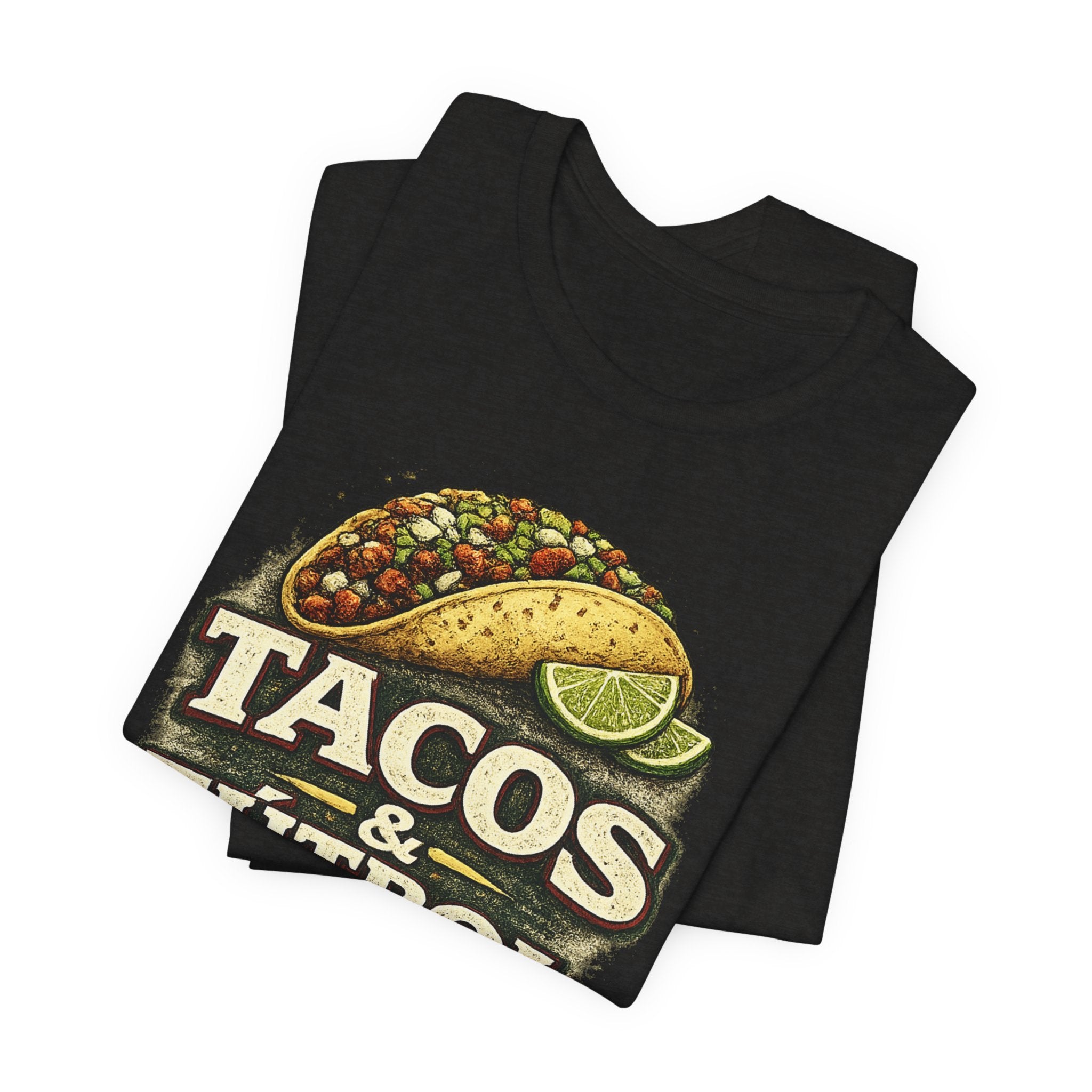 T-Shirt — Tacos & Fútbol Graphic Tee — Soccer Fan Mexican Food Mashup