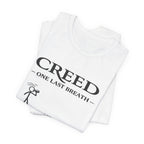 Creed "One Last Breath" T-Shirt - Band Lyric Tee with Cliff Sketch