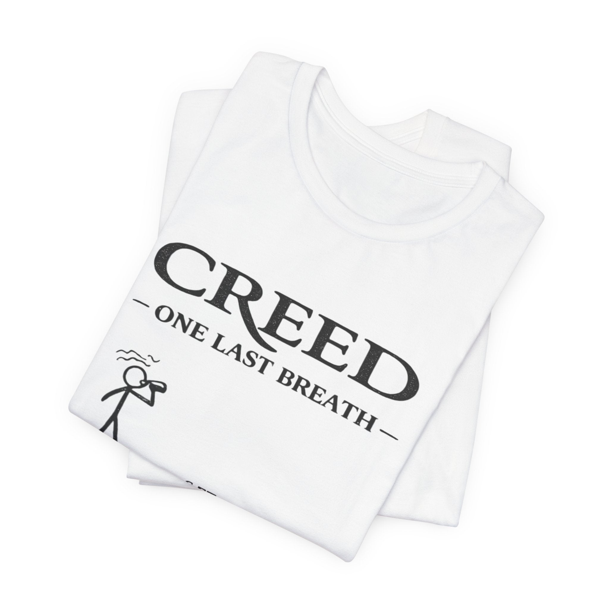 Creed "One Last Breath" T-Shirt - Band Lyric Tee with Cliff Sketch