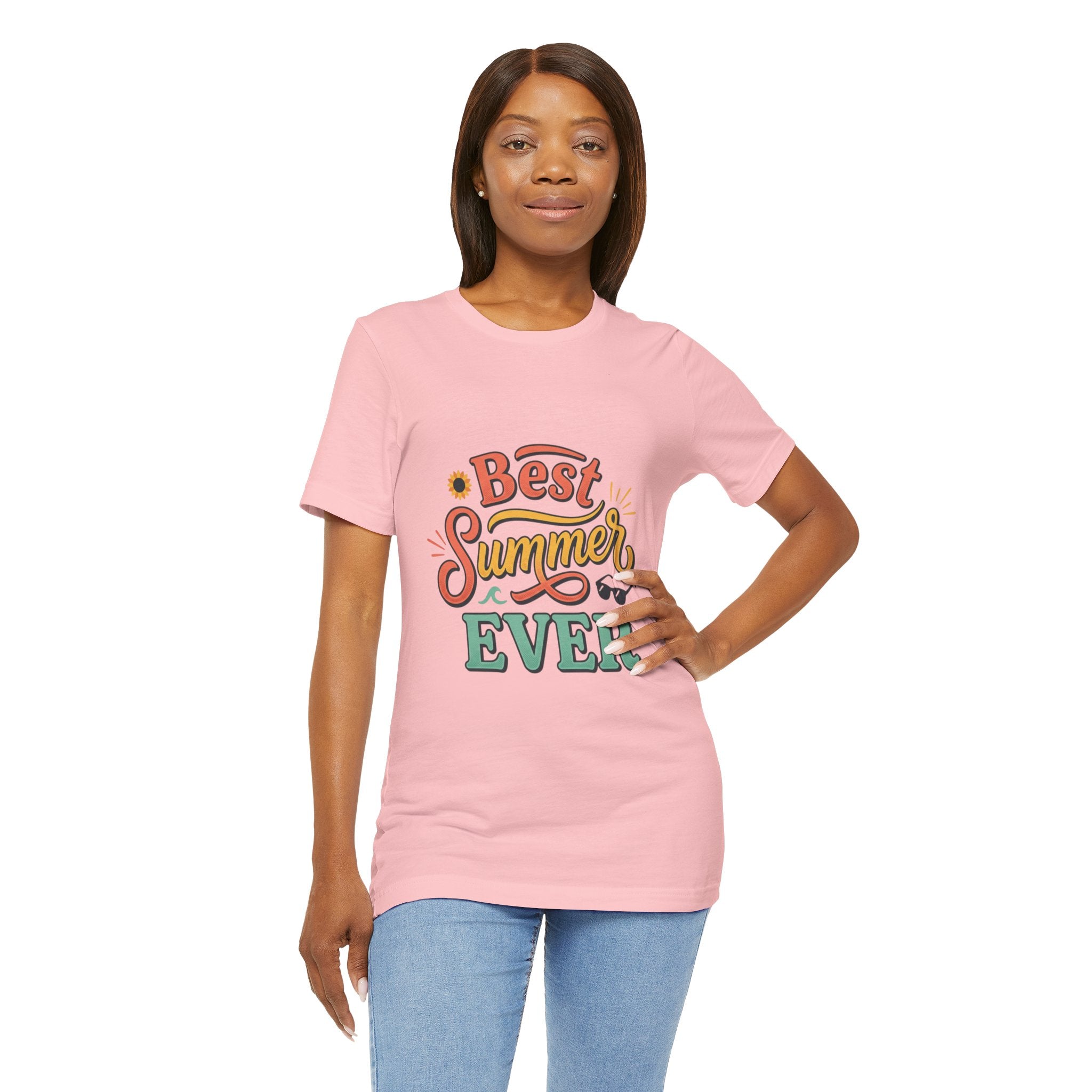 Best Summer Ever T-Shirt — Retro Colorful Vacation Tee