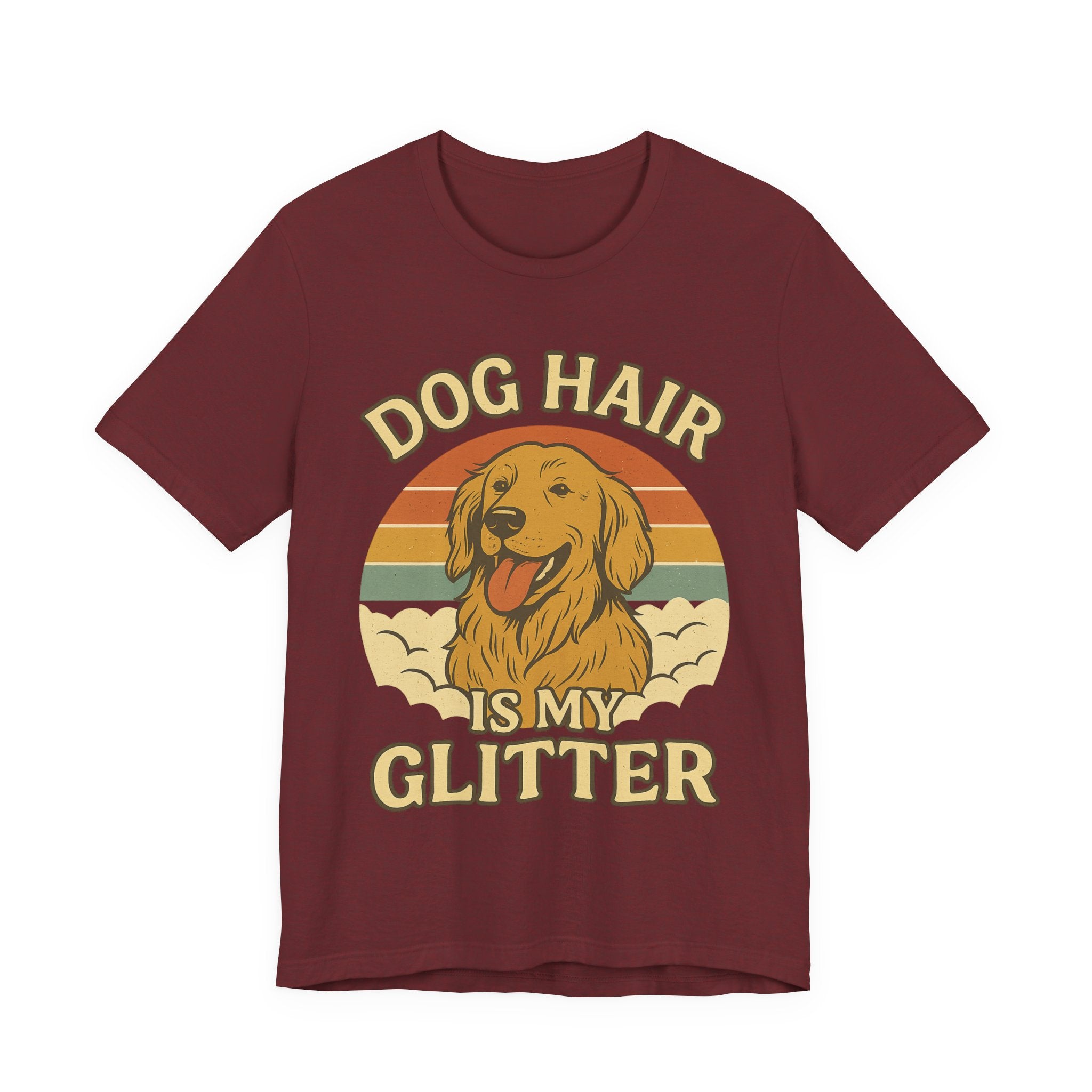 "Dog Hair Is My Glitter" – Golden Shedding Tee