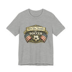 We The People of Soccer T-Shirt — American Flag Vintage Soccer Tee