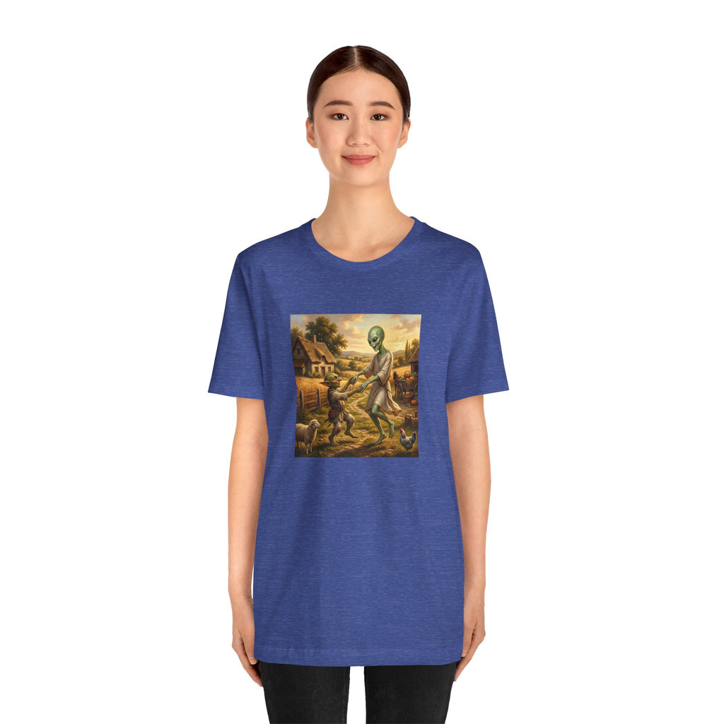Alien Harvest Vintage Art T‑Shirt