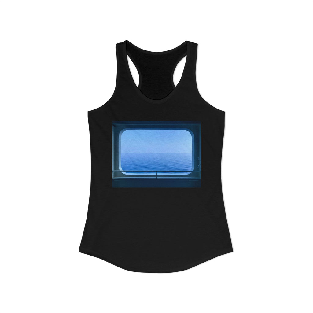 Women's Ideal Racerback Tank - Summer Ocean View