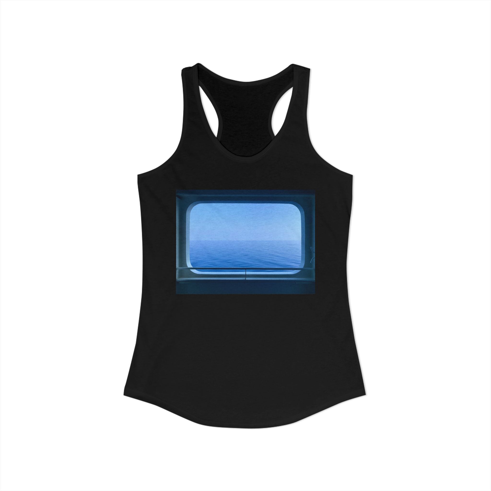 Women's Ideal Racerback Tank - Summer Ocean View
