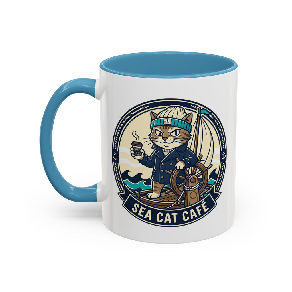 Nautical Sailboat Coffee Mug – Vintage Ocean Adventure Accent Mug