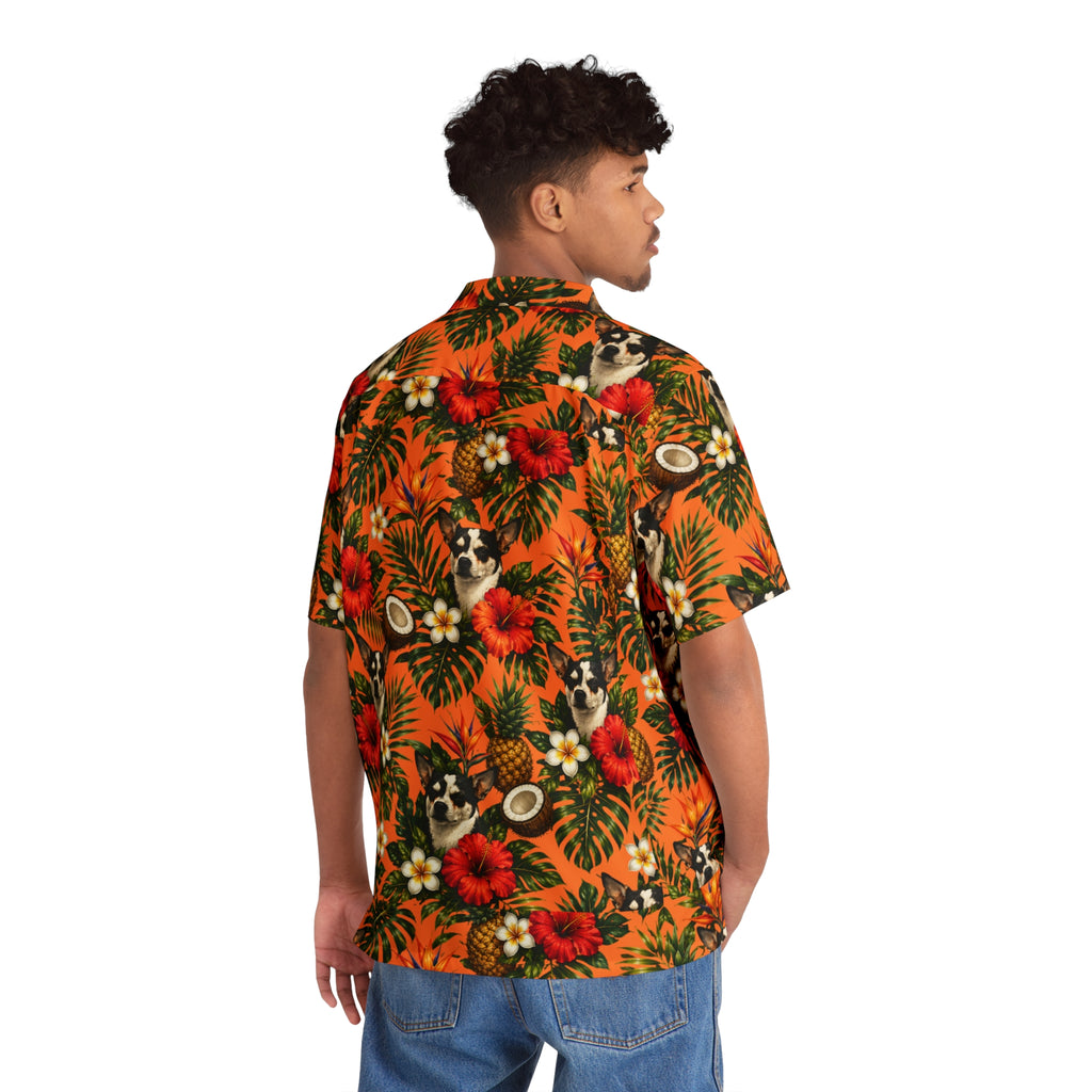 Hawaiian Shirt — Tropical Chihuahua Floral AOP